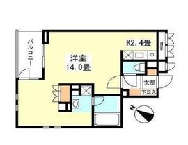 コスモリード目黒学芸大学ウエスト 404 間取り図