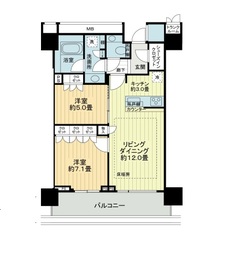ザ・パークハウス晴海タワーズ クロノレジデンス 33階 間取り図