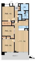 HF学芸大学レジデンス2 205 間取り図