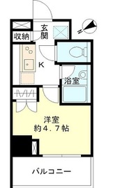 ブリリア日本橋茅場町 5階 間取り図
