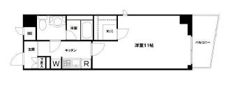 アンジェラ神宮前 403 間取り図