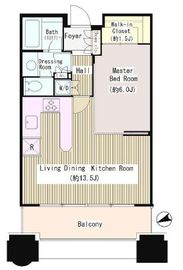 青山パークタワー 5階 間取り図