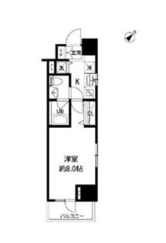 ルクレ日本橋馬喰町 907 間取り図