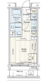 イプセ蒲田 602 間取り図