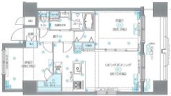 ZOOM池尻大橋 12階 間取り図