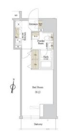 アーバネックス西新宿 205 間取り図