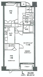 NK青山ホームズ 610 間取り図