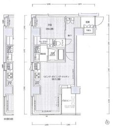 御幸レジデンス日本橋茅場町 201 間取り図