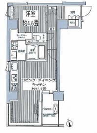 御幸レジデンス日本橋茅場町 601 間取り図