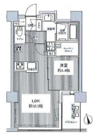 御幸レジデンス日本橋茅場町 203 間取り図