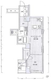 御幸レジデンス日本橋茅場町 206 間取り図