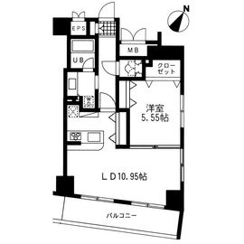 レジディア日本橋人形町2 1201 間取り図