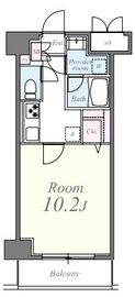 クレシェンテ月島 309 間取り図