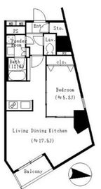 レジデンス本郷アコマ 602 間取り図