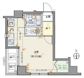 ラ・ピアッツァ麻布十番 2階 間取り図