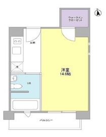 ベルファース駒場 201 間取り図