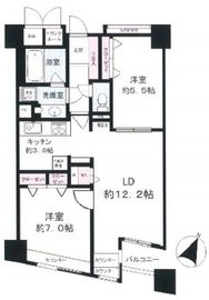 ブロードシティ東京 13階 間取り図