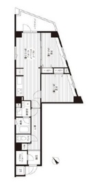 コスモリード新宿余丁町 507 間取り図