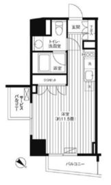 Ti-HIGASHIAZABU 804 間取り図