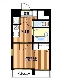 パレステュディオ白金台 8階 間取り図