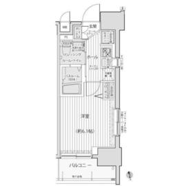 エステムプラザ品川大崎駅前レジデンシャル 1003 間取り図
