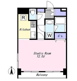 ルモン代官山 3階 間取り図