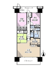 品川シーサイドレジデンス 11階 間取り図