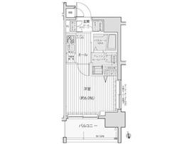 エステムプラザ品川大崎駅前レジデンシャル 606 間取り図