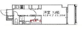 クローバー高輪 304 間取り図