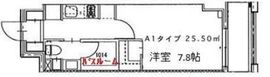 クローバー高輪 302 間取り図