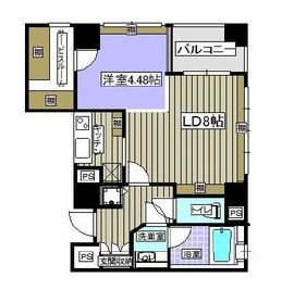 アクシア日本橋 14階 間取り図
