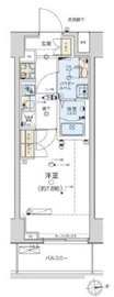 ジェノヴィア東日本橋駅前グリーンヴェール 7階 間取り図