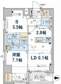 ジェノヴィア東日本橋駅前グリーンヴェール 9階 間取り図