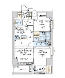 ジェノヴィア東日本橋駅前グリーンヴェール 11階 間取り図