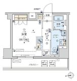ジェノヴィア東日本橋駅前グリーンヴェール 13階 間取り図