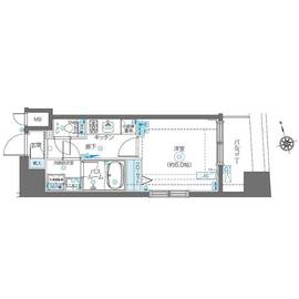 ライオンズプラザ池田山 8階 間取り図