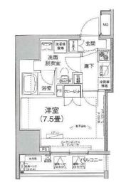 アイルイムーブル日本橋 3階 間取り図