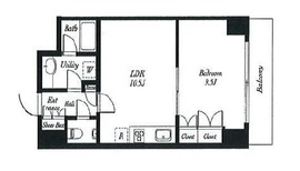 シティプラザ恵比寿 9階 間取り図