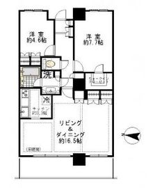 イーストコモンズ清澄白河セントラルタワー 28階 間取り図