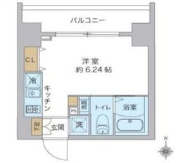 スプランディッド品川 901 間取り図