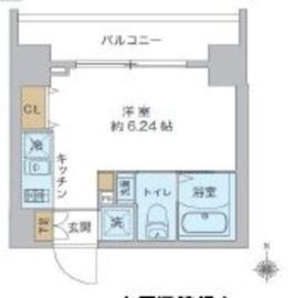 スプランディッド品川 1201 間取り図