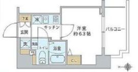 スプランディッド品川 903 間取り図