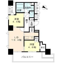 リビオ日本橋人形町 14階 間取り図