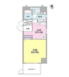 ヴェルデ東日本橋 905 間取り図