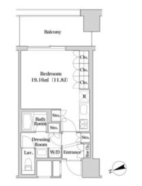 ラ・トゥール新宿 1121 間取り図