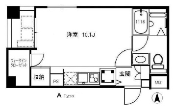 FLEG渋谷 604 間取り図