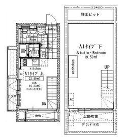 アレーロ自由が丘 103 間取り図