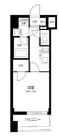 ZOOM渋谷富ヶ谷 8階 間取り図