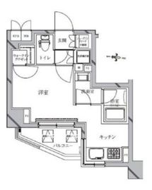 イルフィオーレ都立大学 3階 間取り図