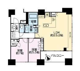 ウェリス銀座二丁目 12階 間取り図